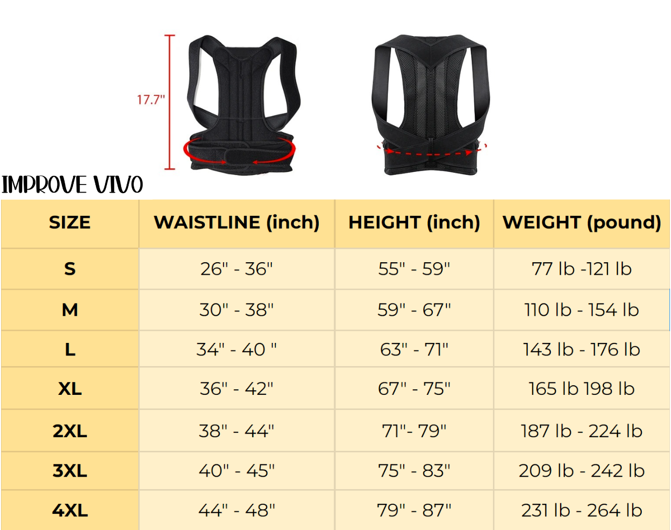 POSTURE CORRECTOR FOR BACK PAIN RELIEF